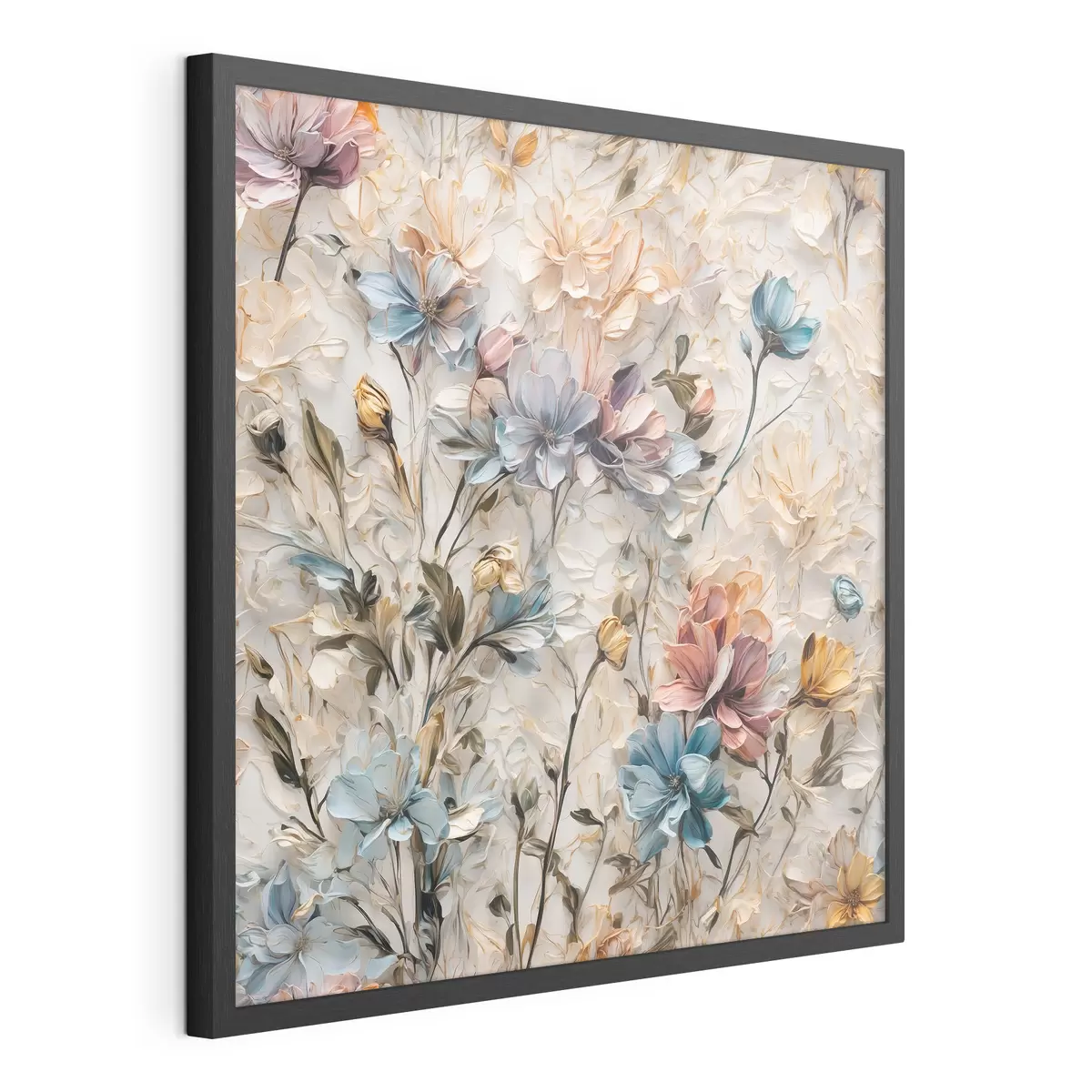 Poster Flores y hojas abstractas f39605