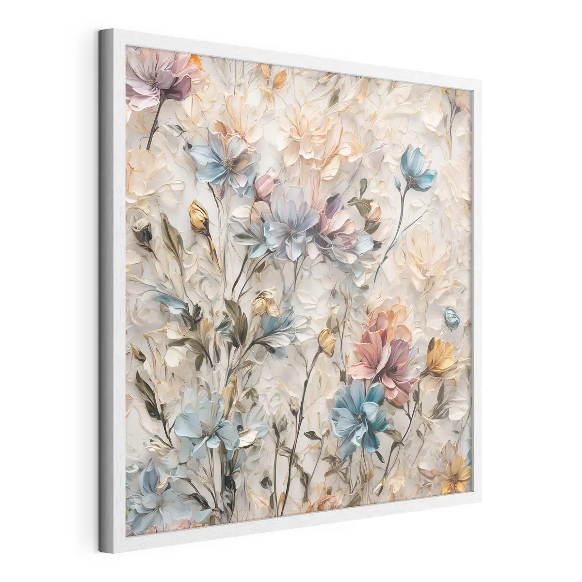 Poster Flores y hojas abstractas f39605