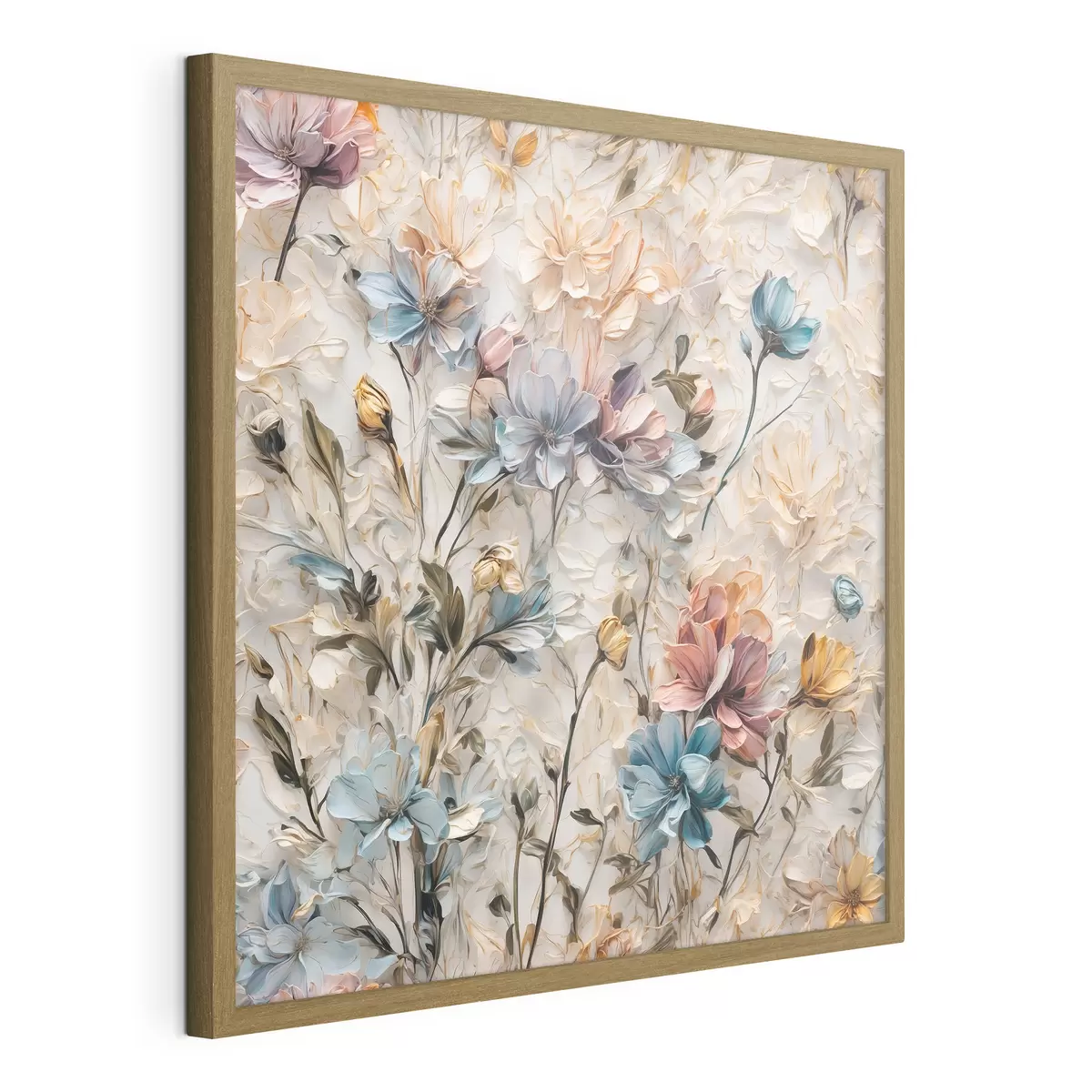 Poster Flores y hojas abstractas f39605