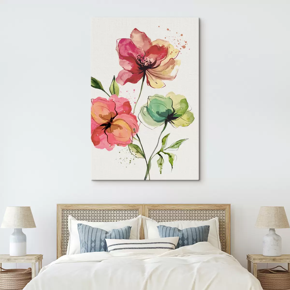 murales de pared Flores de acuarela s39769