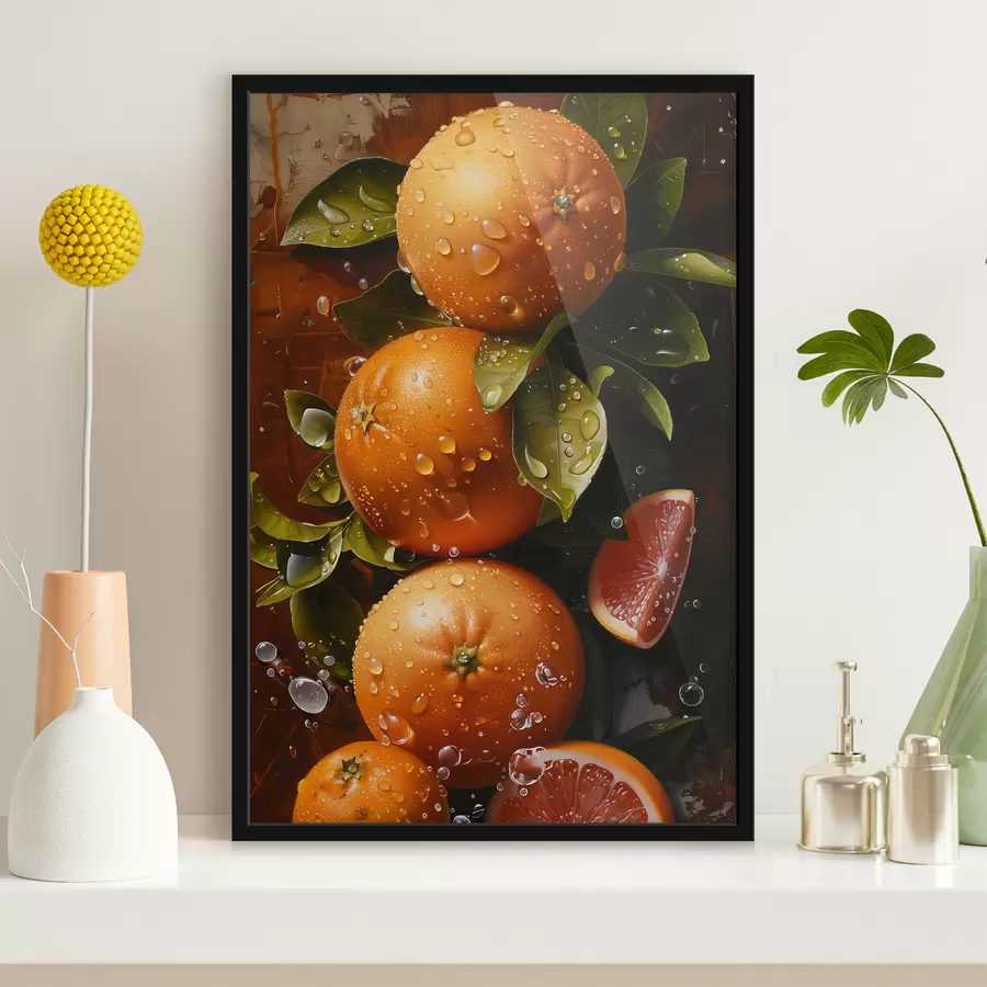 murales de pared Cítricos jugosos f39239