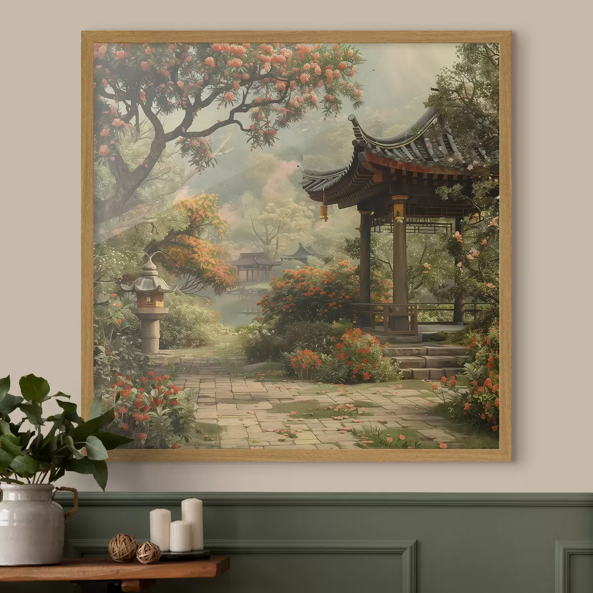 Poster Jardín de pasos lentos f39772