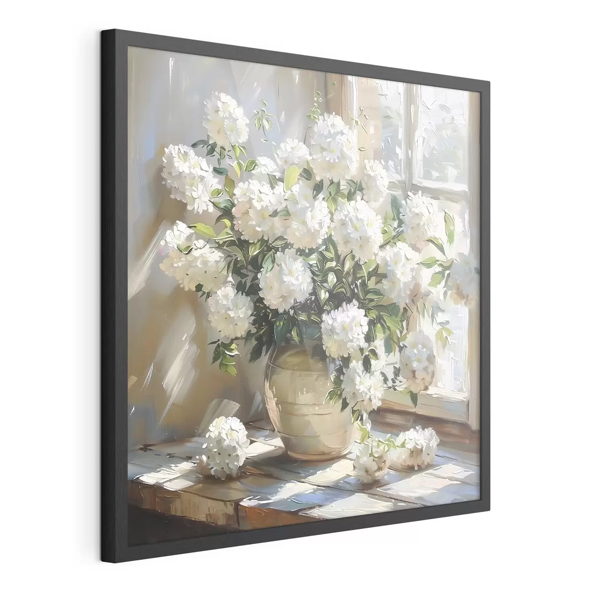 Poster Flores en la ventana f39779