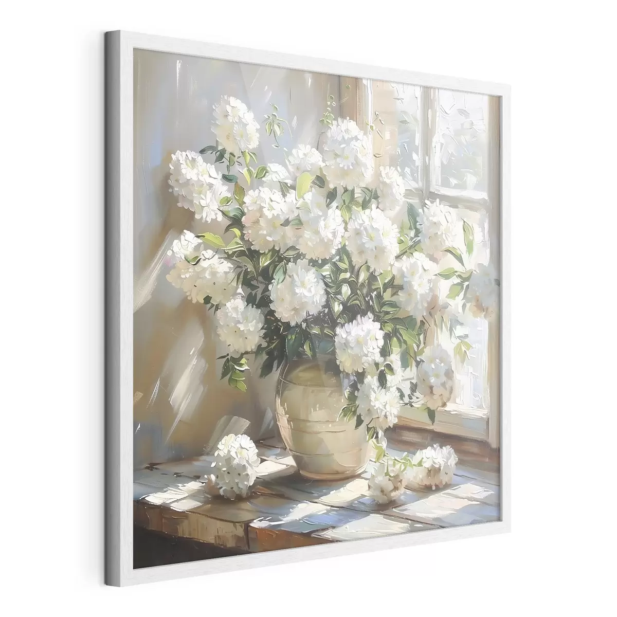Poster Flores en la ventana f39779