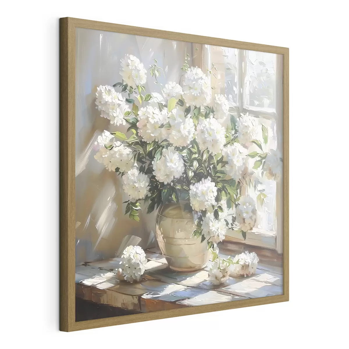 Poster Flores en la ventana f39779