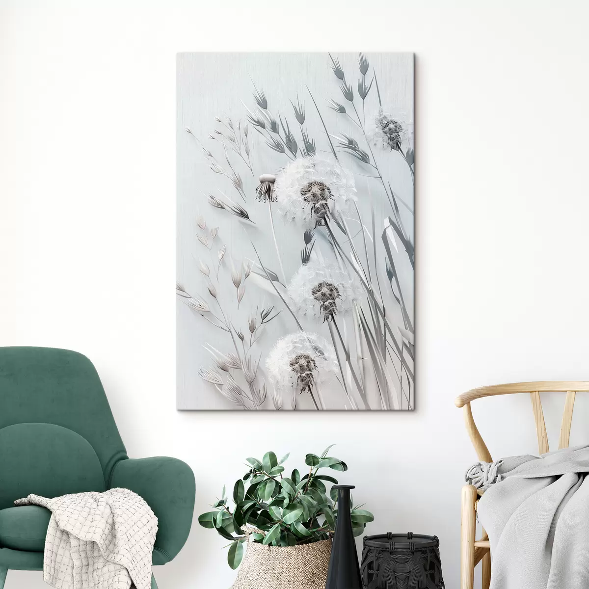 murales de pared Dientes de león tiernos s39786