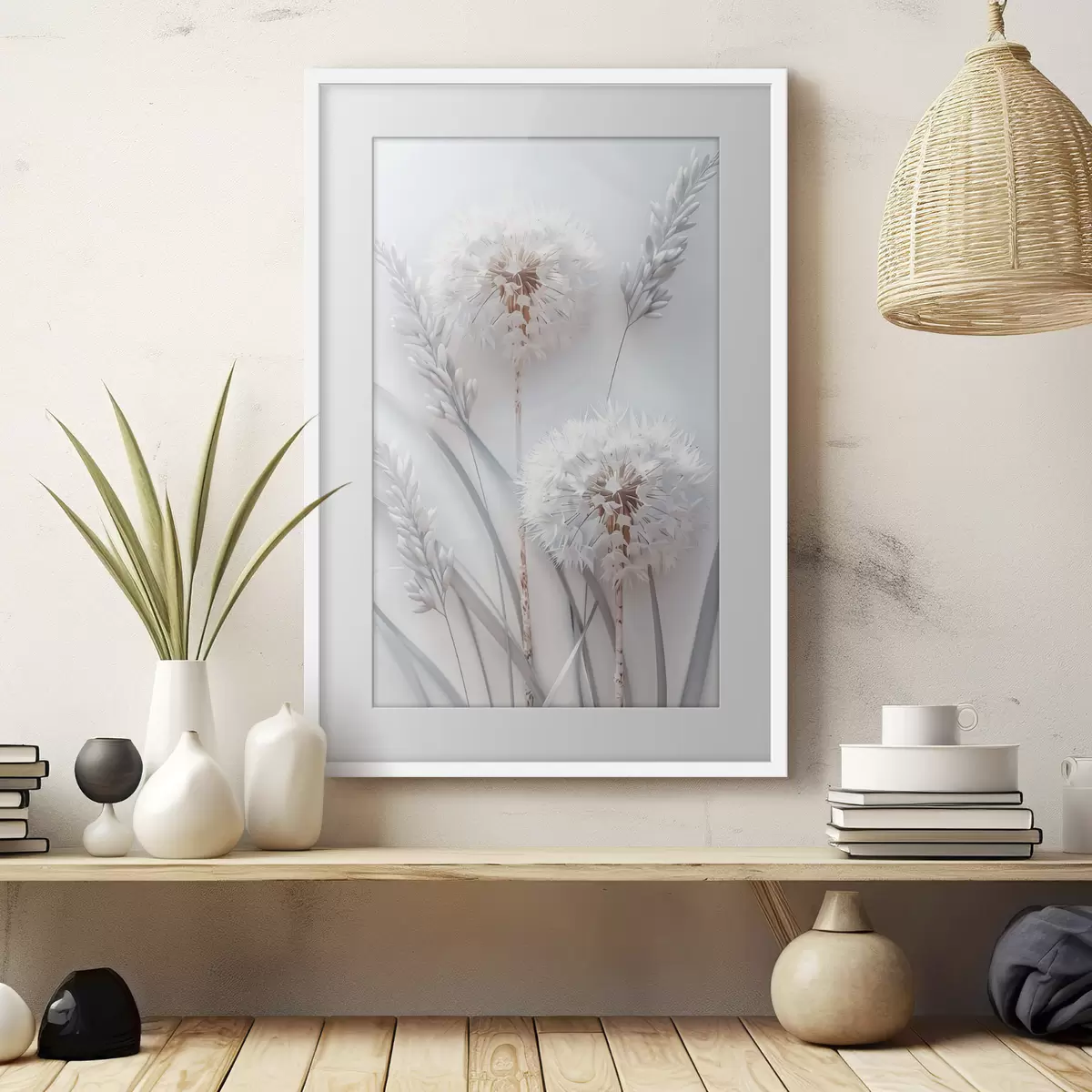 Poster Deseos en blanco f39787