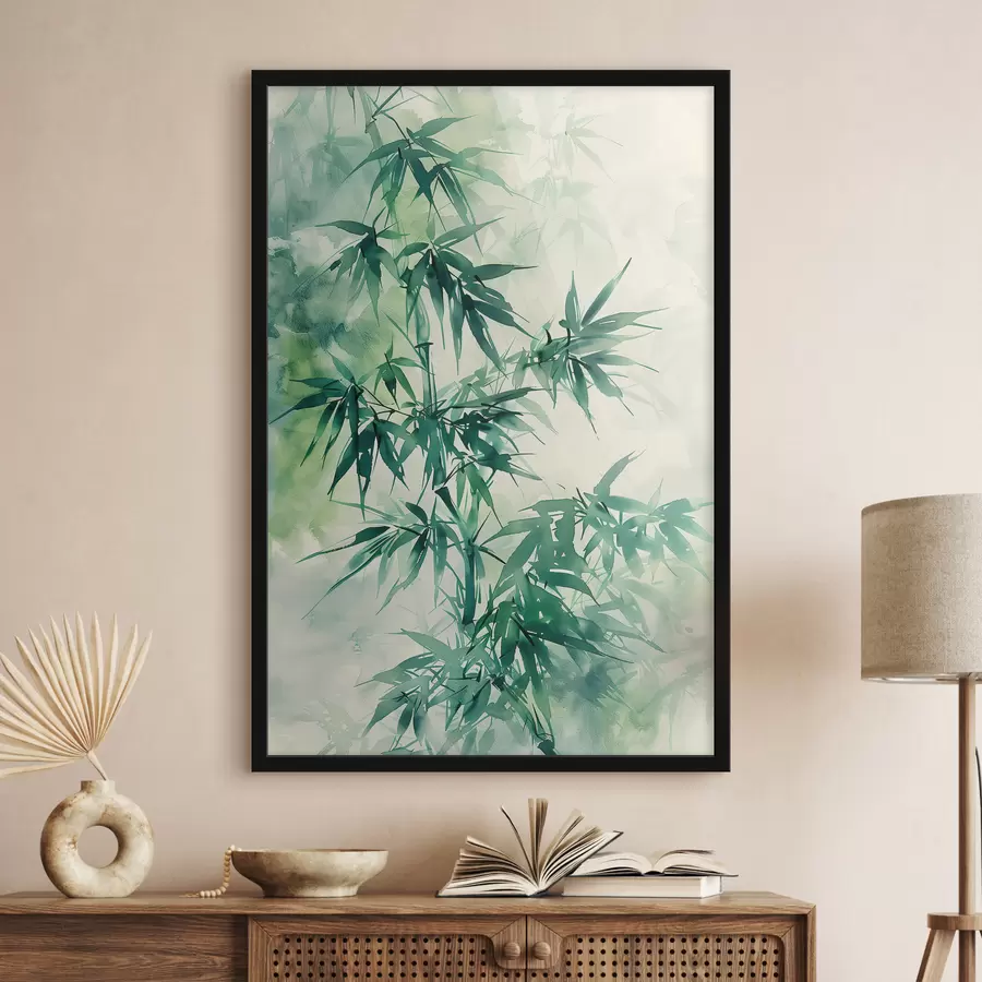 murales de pared Ramas de bambú f39809