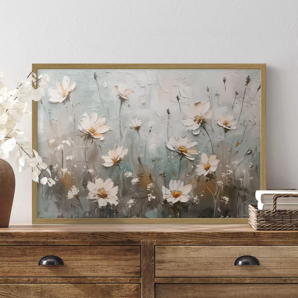 Poster Un campo de flores silvestres f39834