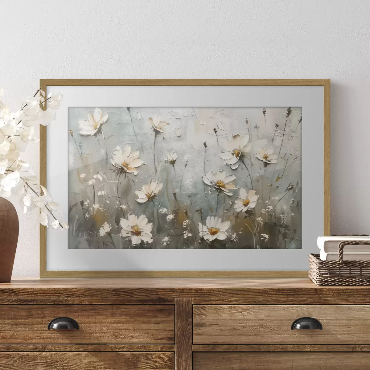 Poster Un campo de flores silvestres f39834
