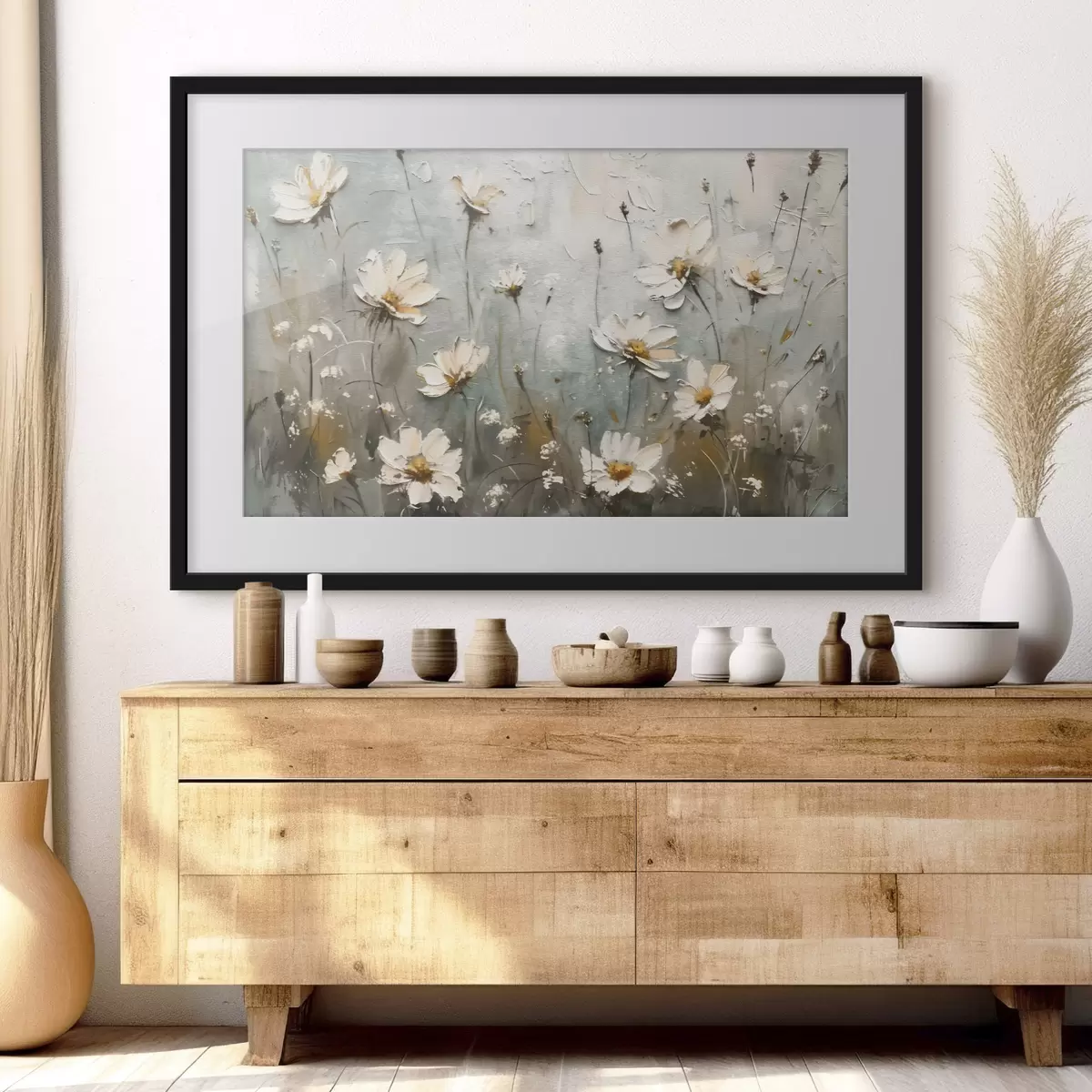 Poster Un campo de flores silvestres f39834