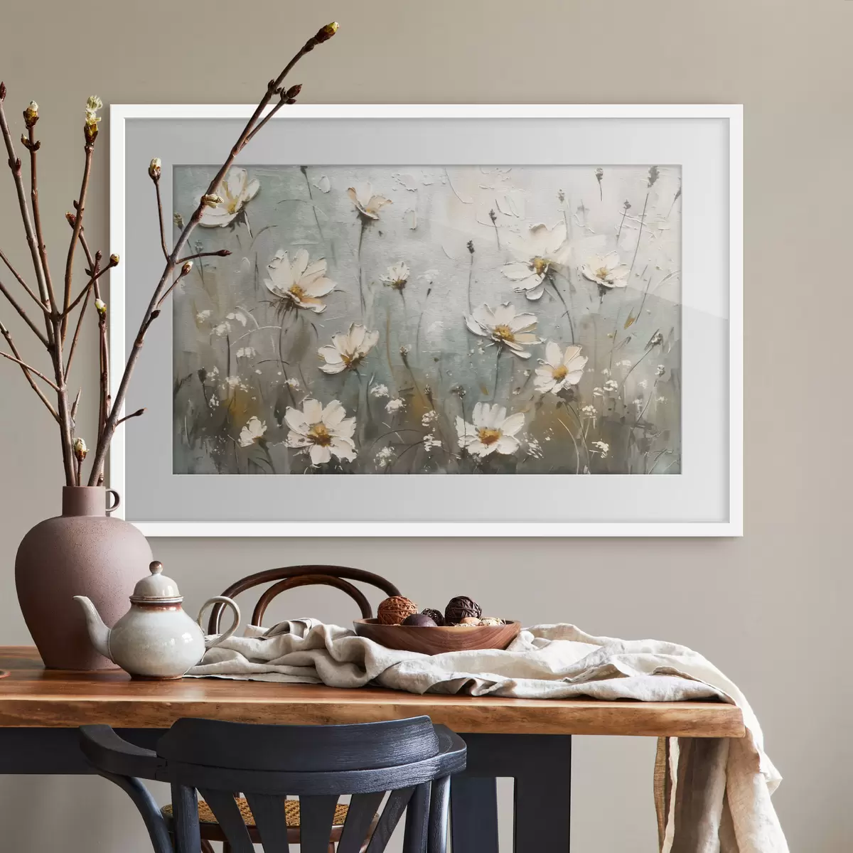 Poster Un campo de flores silvestres f39834