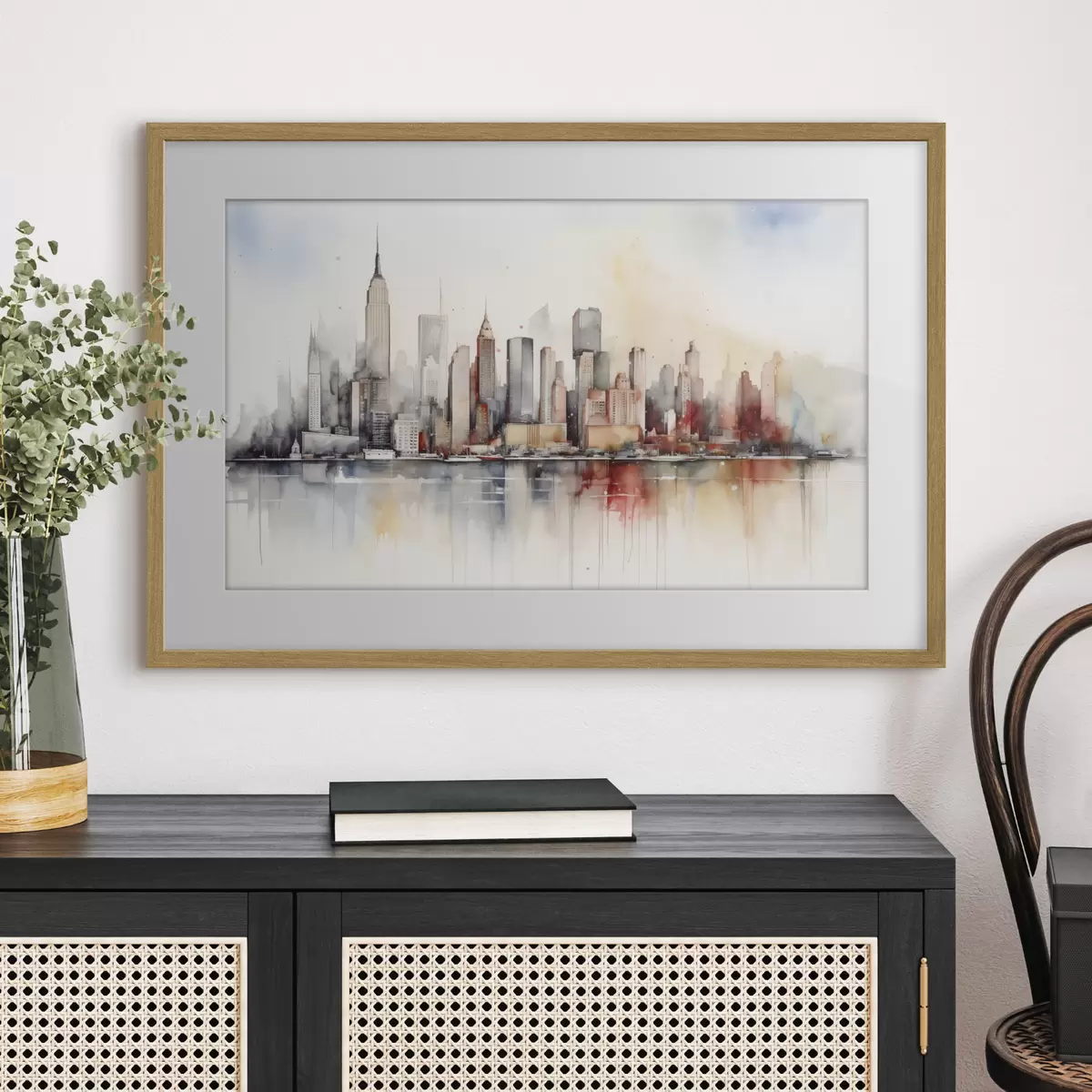 Poster Nueva York a lo lejos f39828
