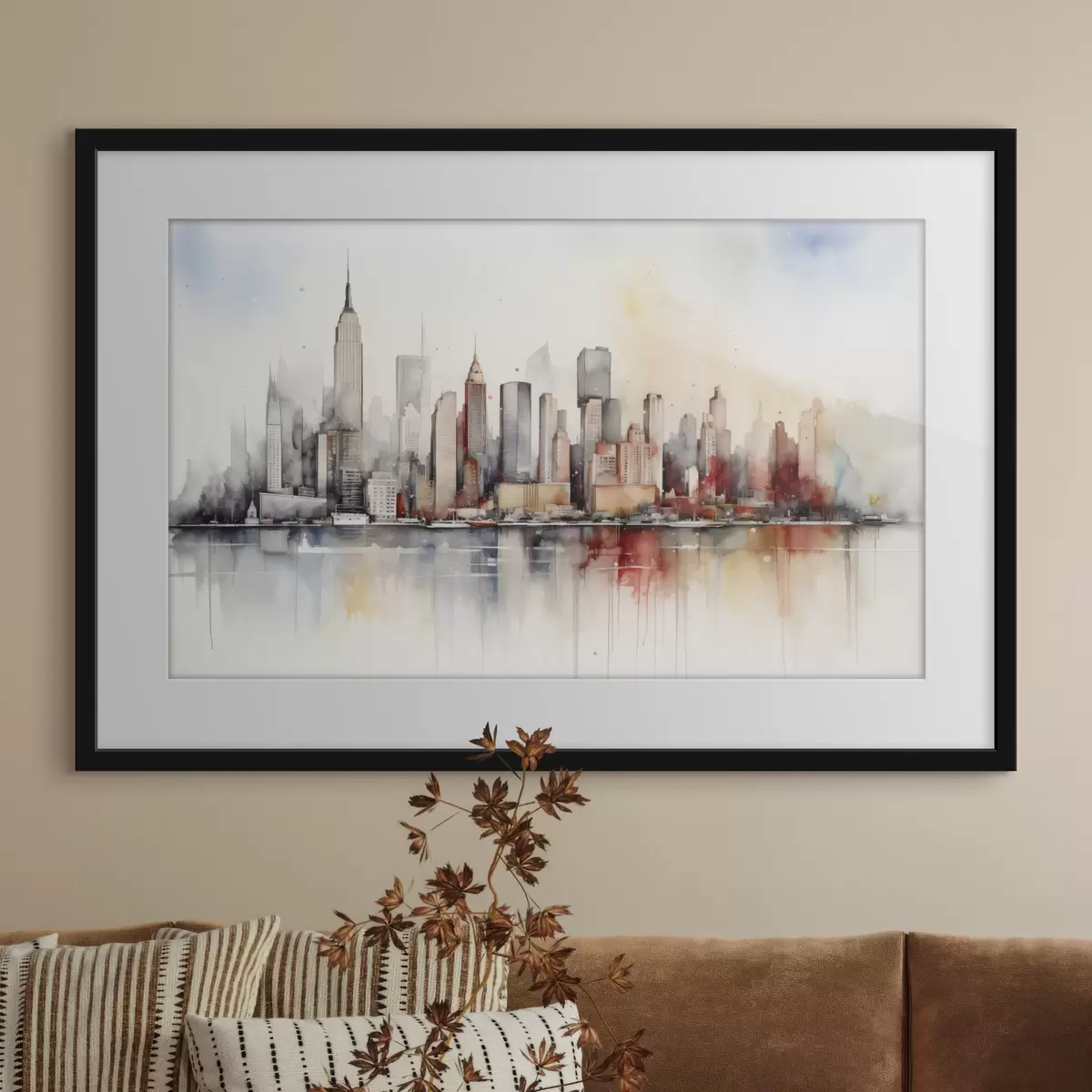 Poster Nueva York a lo lejos f39828
