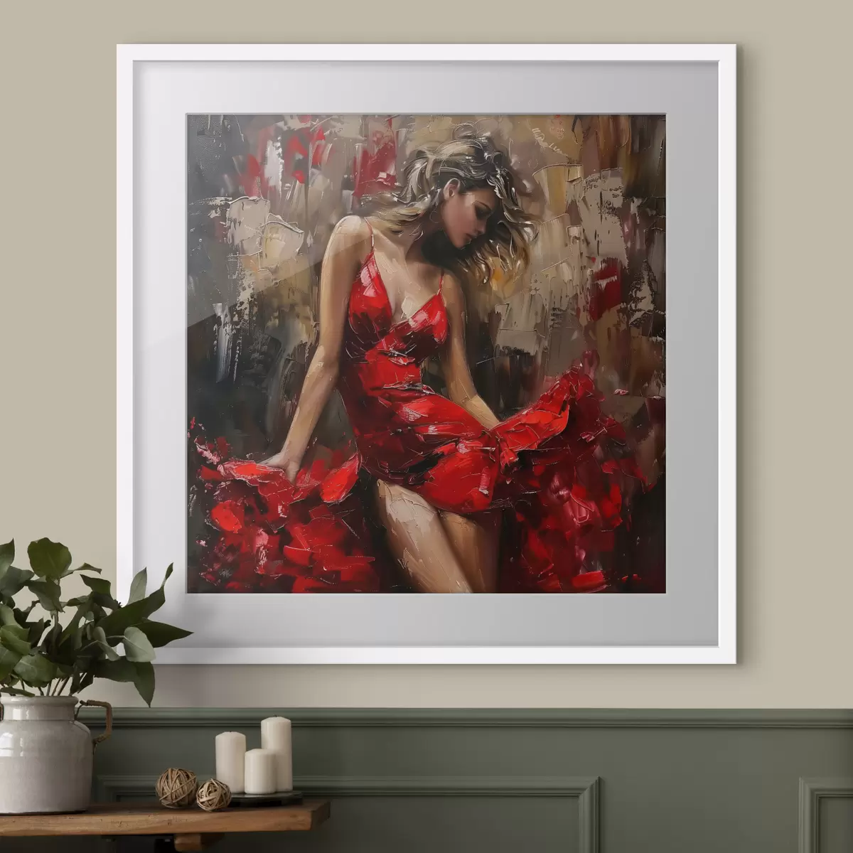 Poster Seguridad en rojo f39874