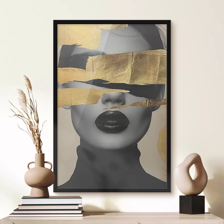 murales de pared La cara de una niña f39875