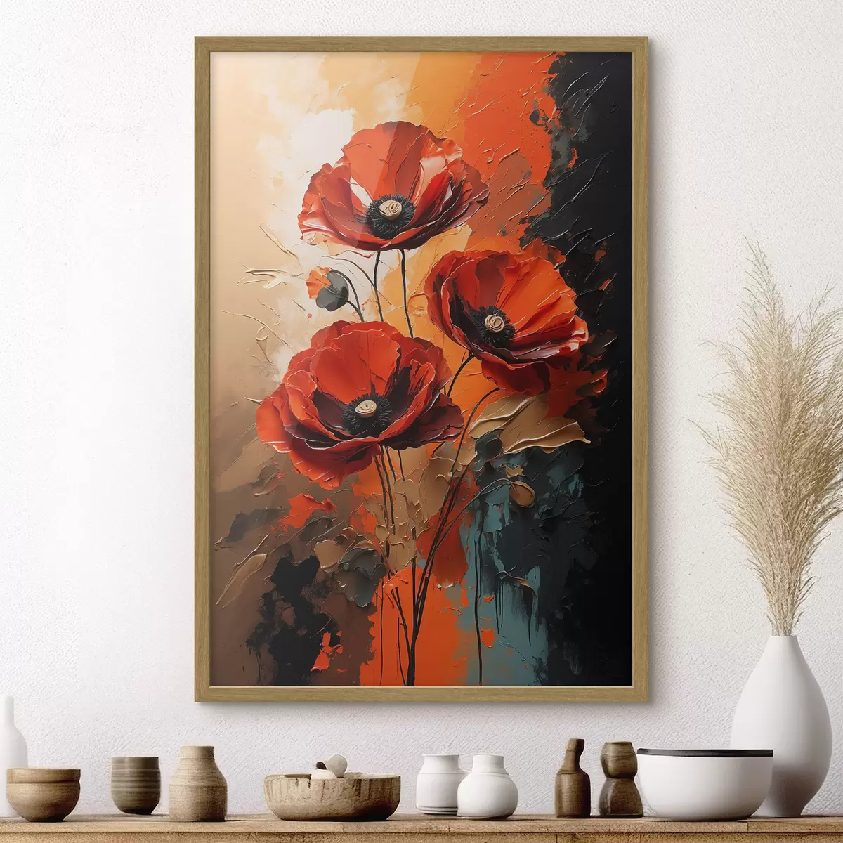 Poster Las amapolas arden f39845