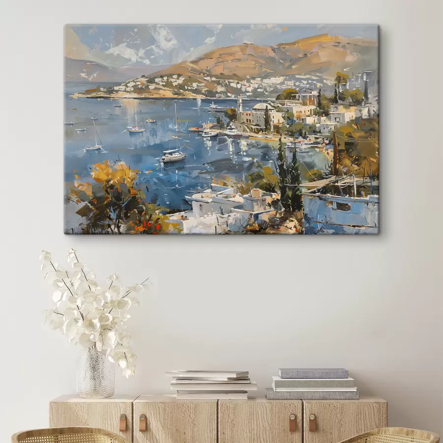 murales de pared Bodrum, una ciudad costera turca s39907