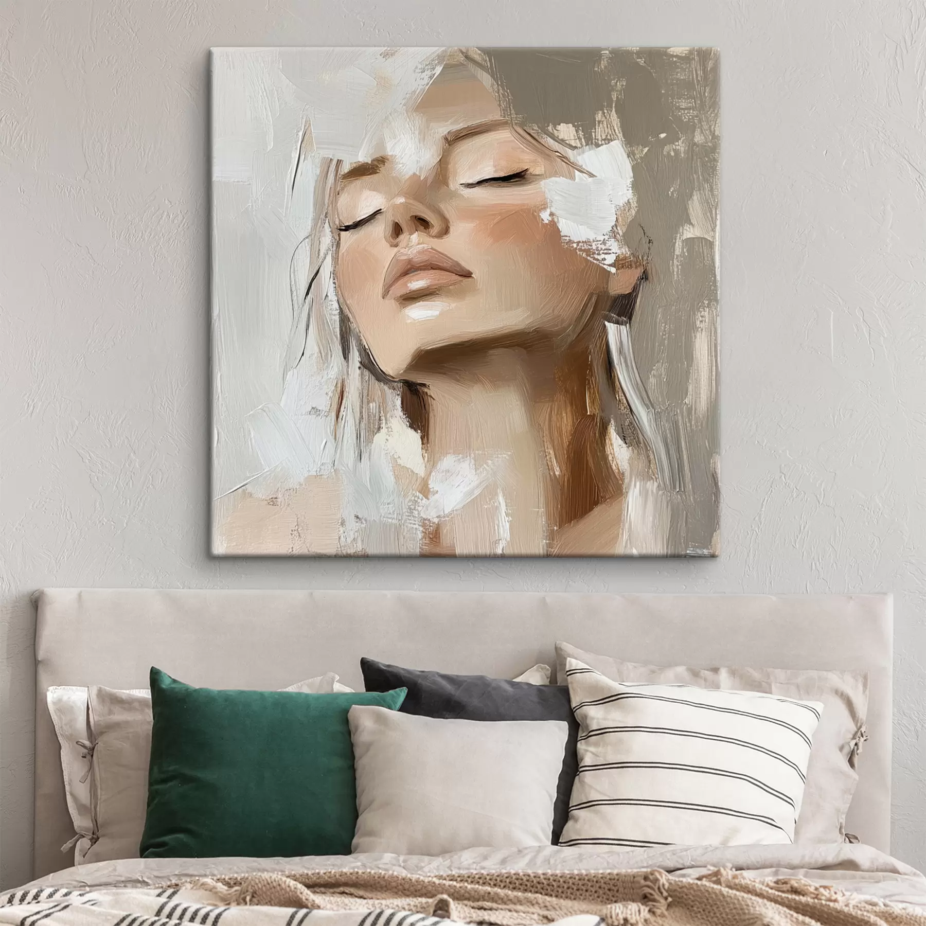 murales de pared Chica, óleo s39910