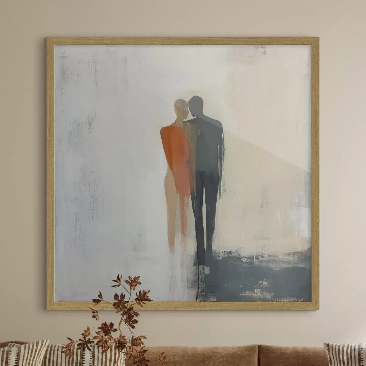 Poster pareja, abstracción f39912