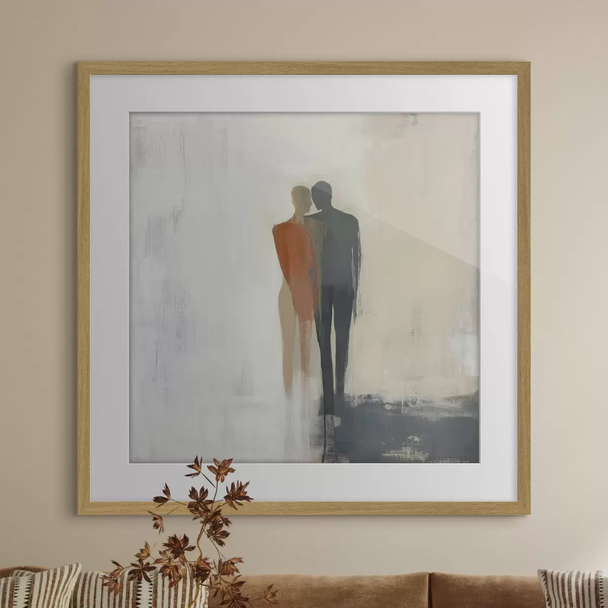 Poster pareja, abstracción f39912