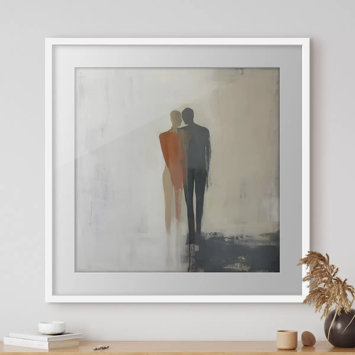 Poster pareja, abstracción f39912