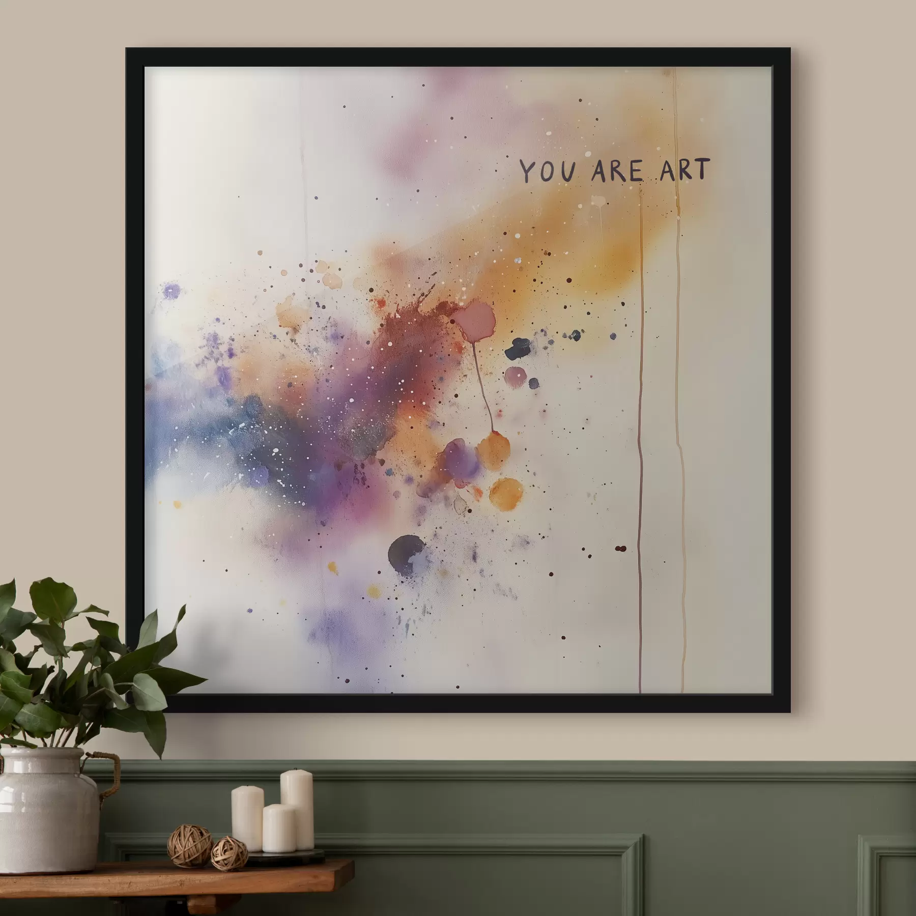 murales de pared afirmación de imagen f39920