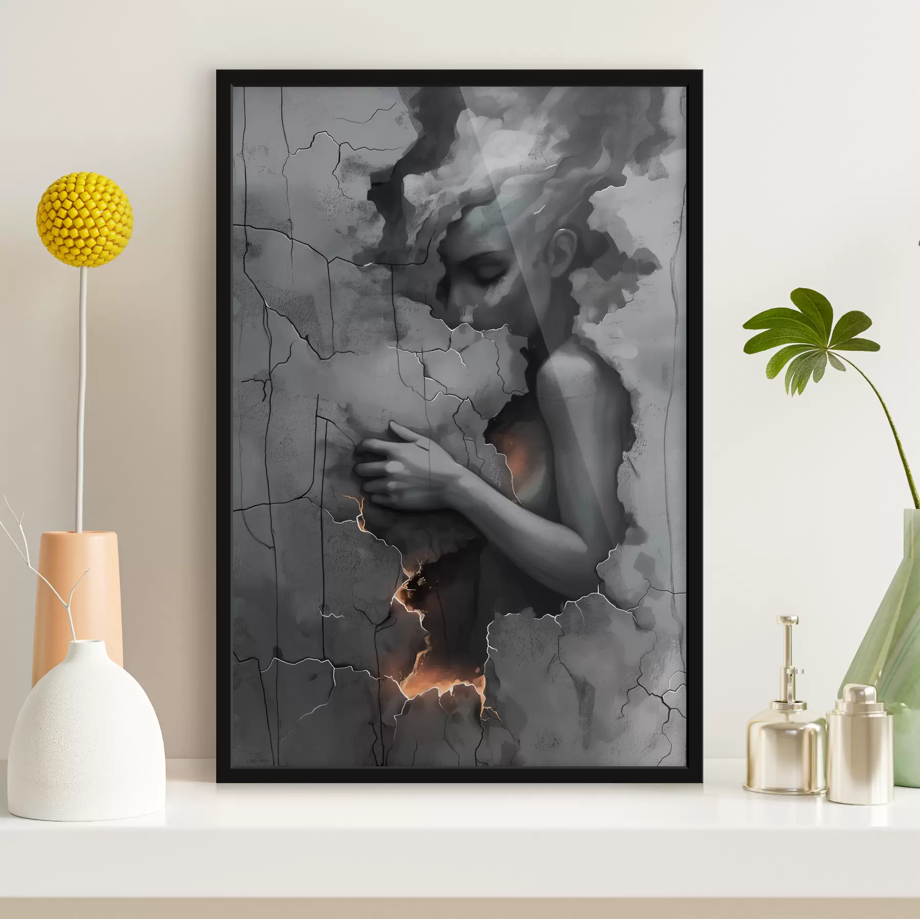 murales de pared Chica, paredes, culpa f39994