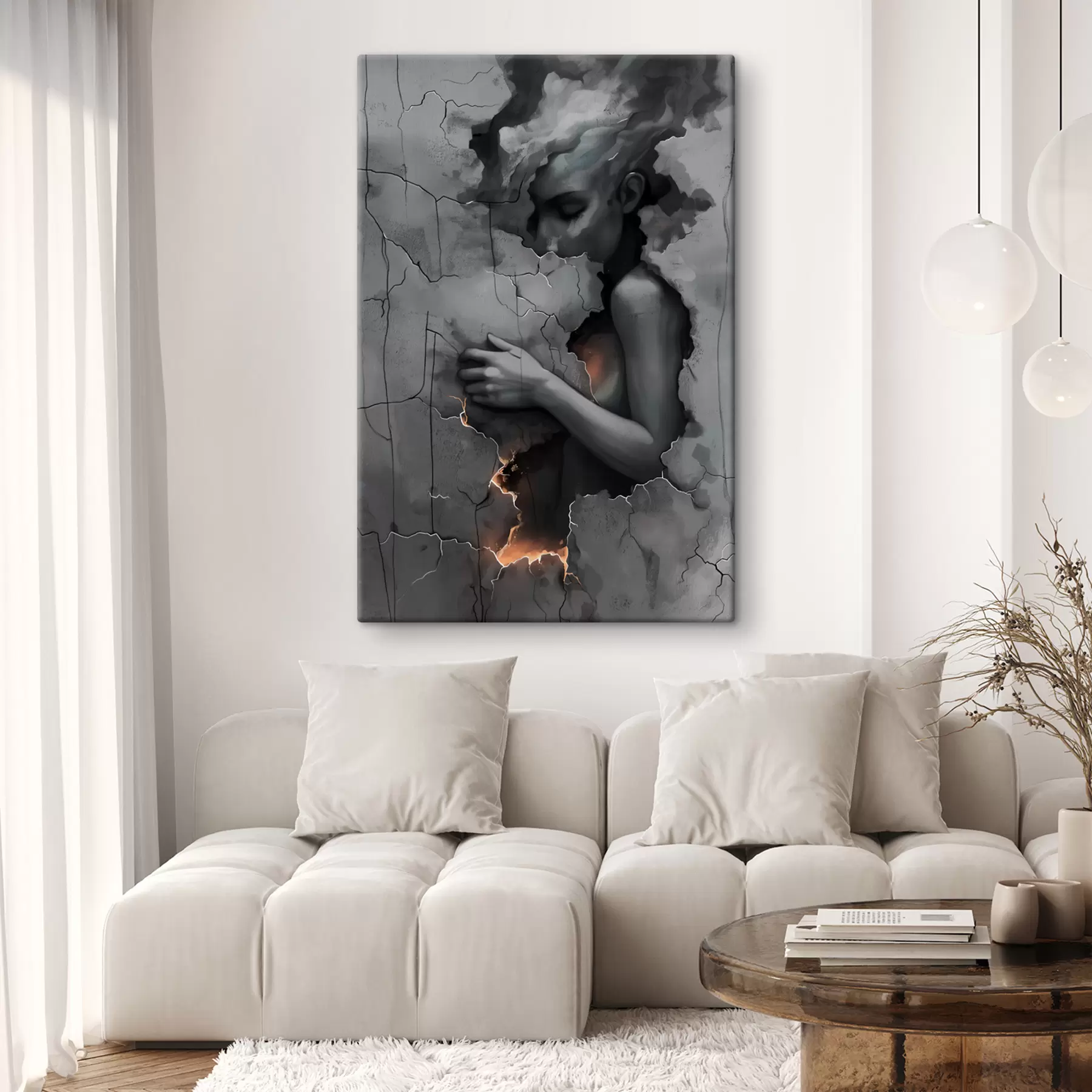 murales de pared Chica, paredes, culpa s39994