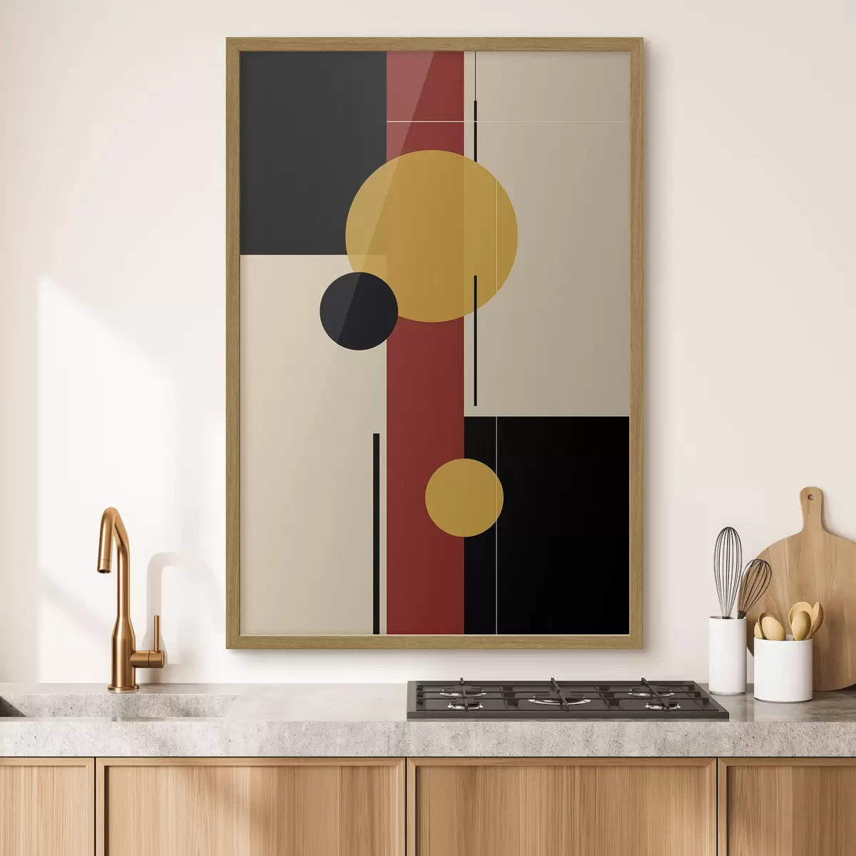 Poster Abstracción con formas geométricas f39897