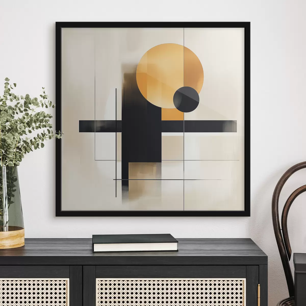 Poster Abstracción con formas geométricas. f39993