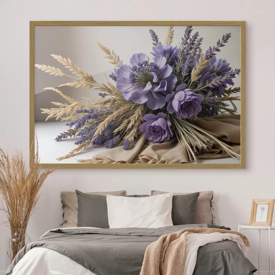 murales de pared Cosecha violeta f40030