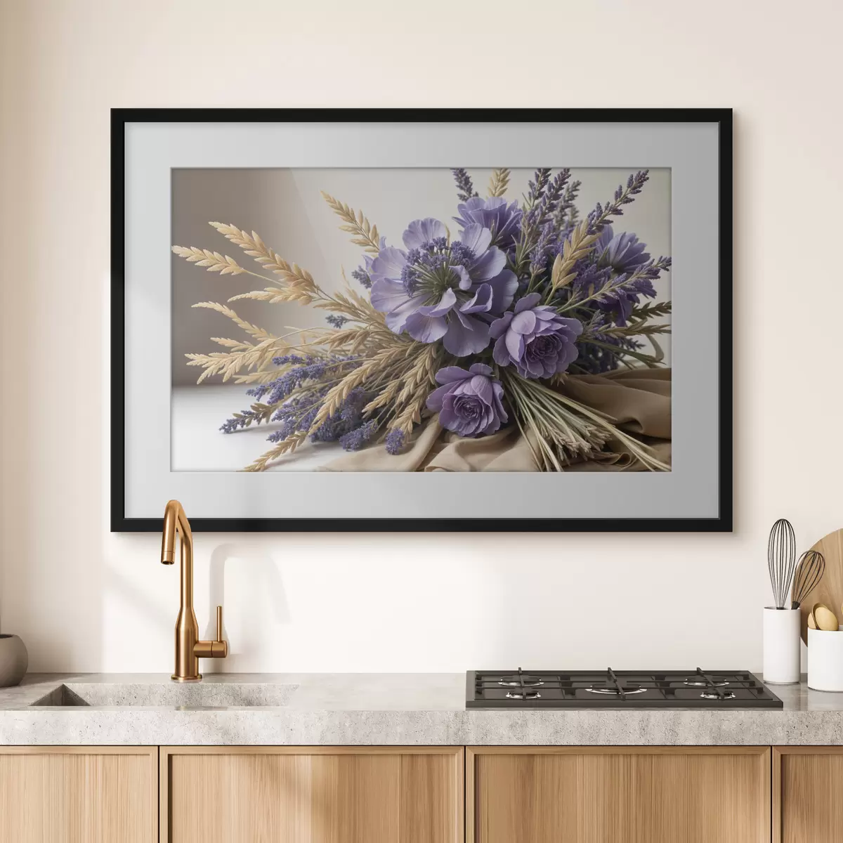 Poster Cosecha violeta f40030