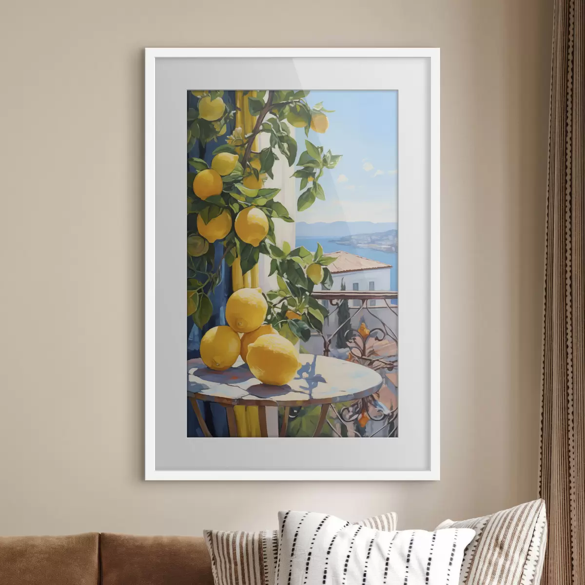 Poster Sol y limones f40091