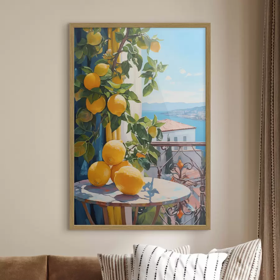 murales de pared Sol y limones f40091