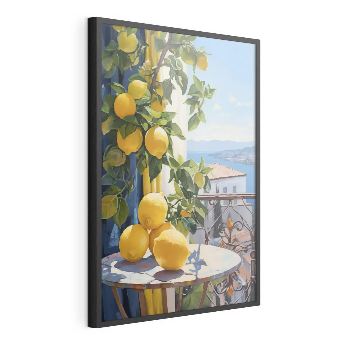 Poster Sol y limones f40091