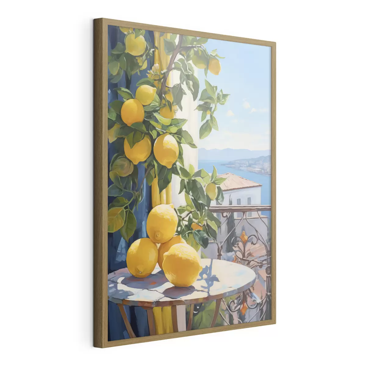 Poster Sol y limones f40091