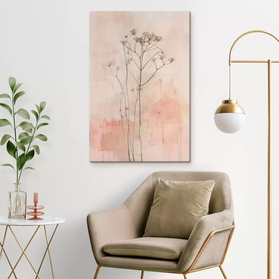 murales de pared Flores silvestres minimalismo s40116