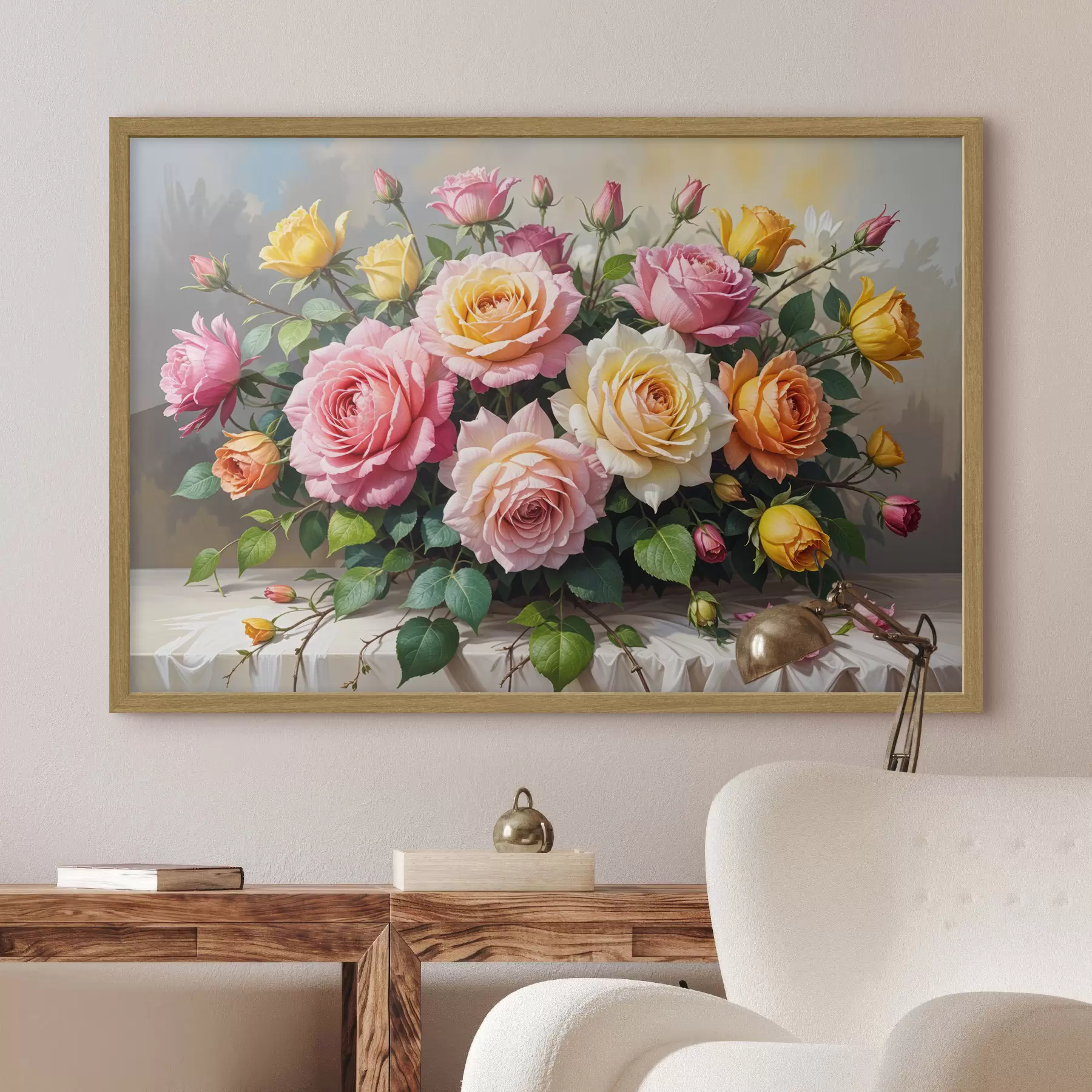murales de pared Rosas y eco f40149
