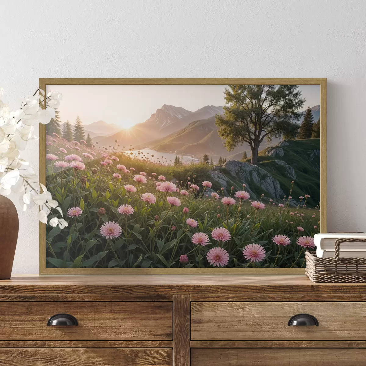 Poster Rosas y ligereza f40154