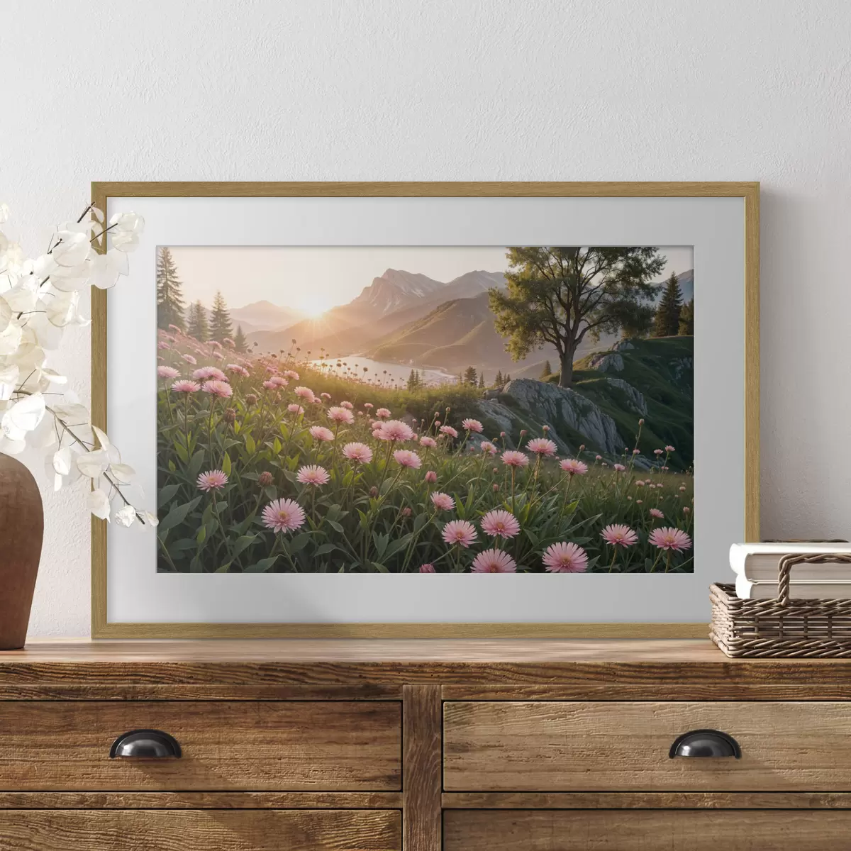 Poster Rosas y ligereza f40154