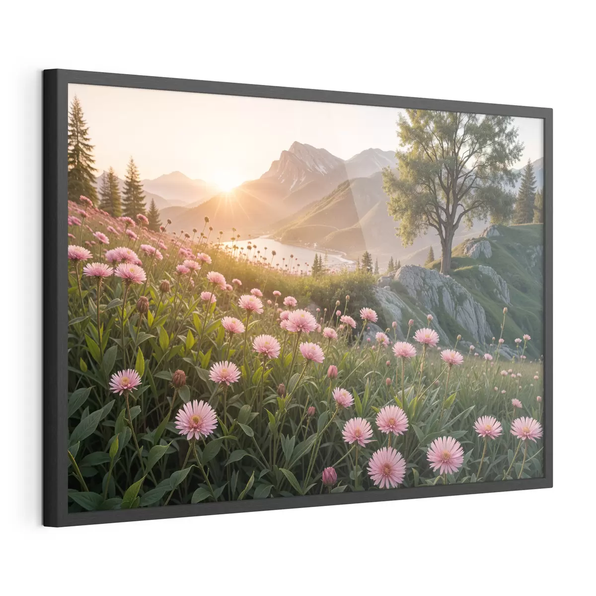 Poster Rosas y ligereza f40154
