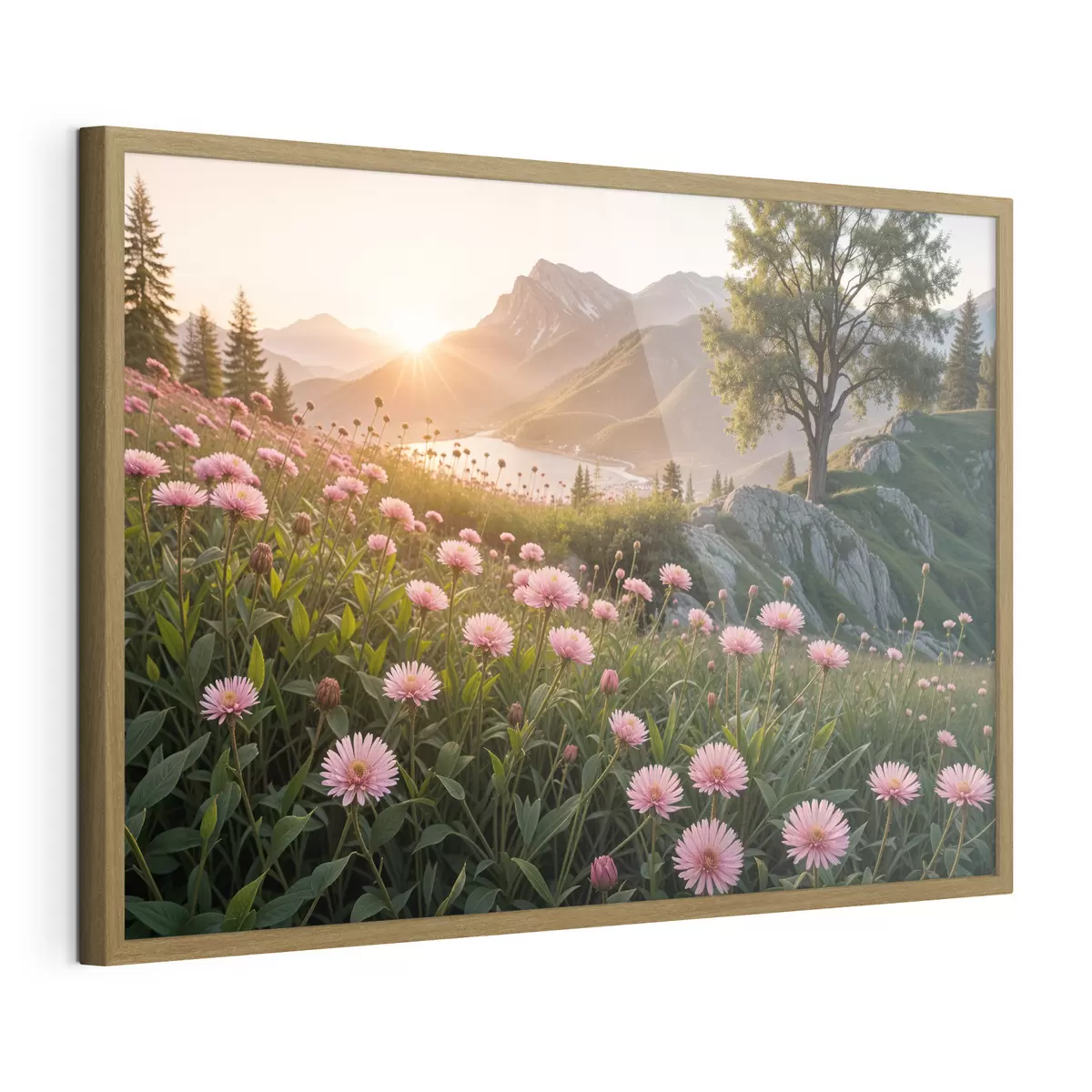 Poster Rosas y ligereza f40154