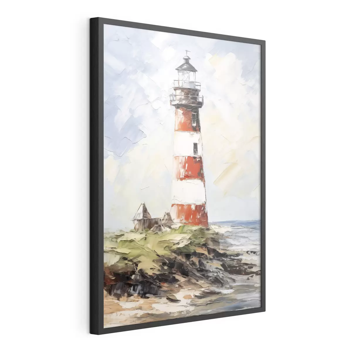 Poster Cuadro faro en la isla f40223