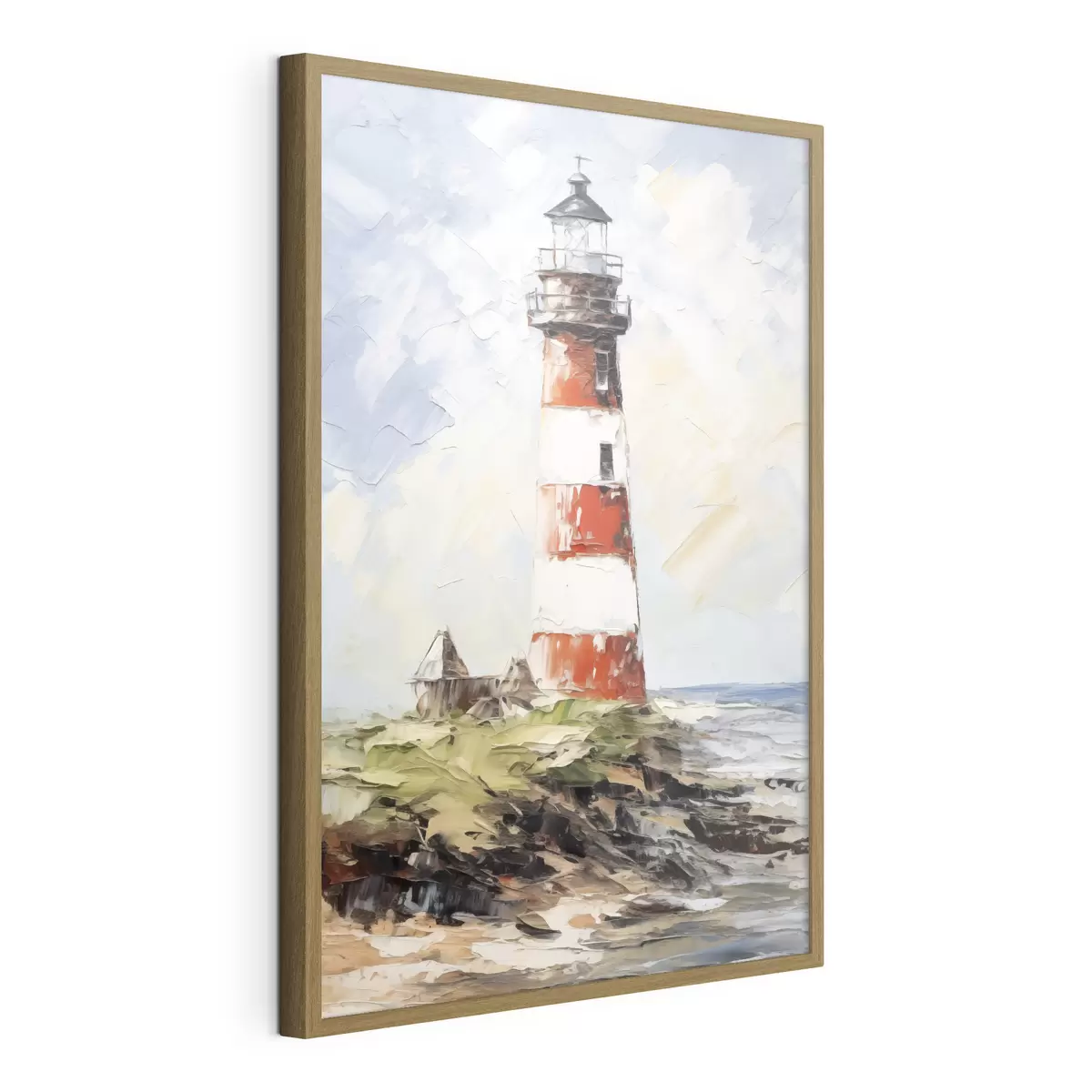 Poster Cuadro faro en la isla f40223
