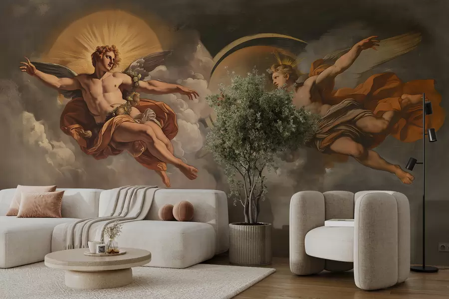 murales de pared Encuentro celestial w08137
