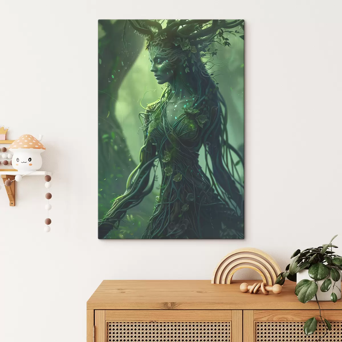 murales de pared Ninfa del bosque s40205