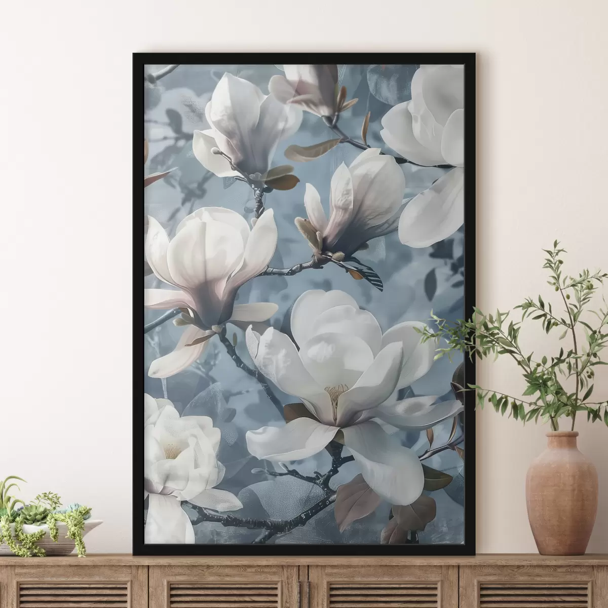 Poster Magnolias blancas f40187