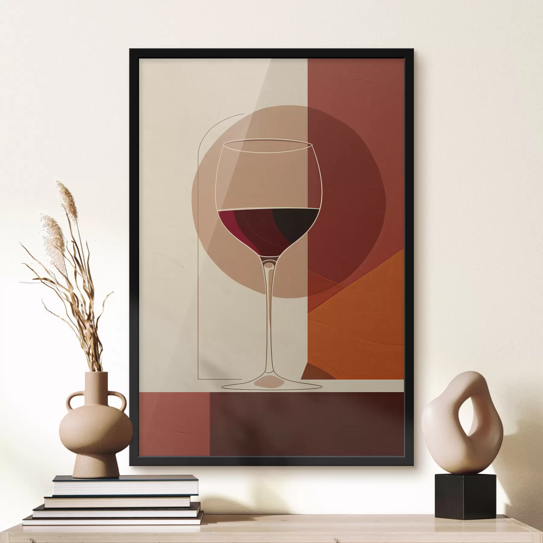 murales de pared Copa con vino f40192