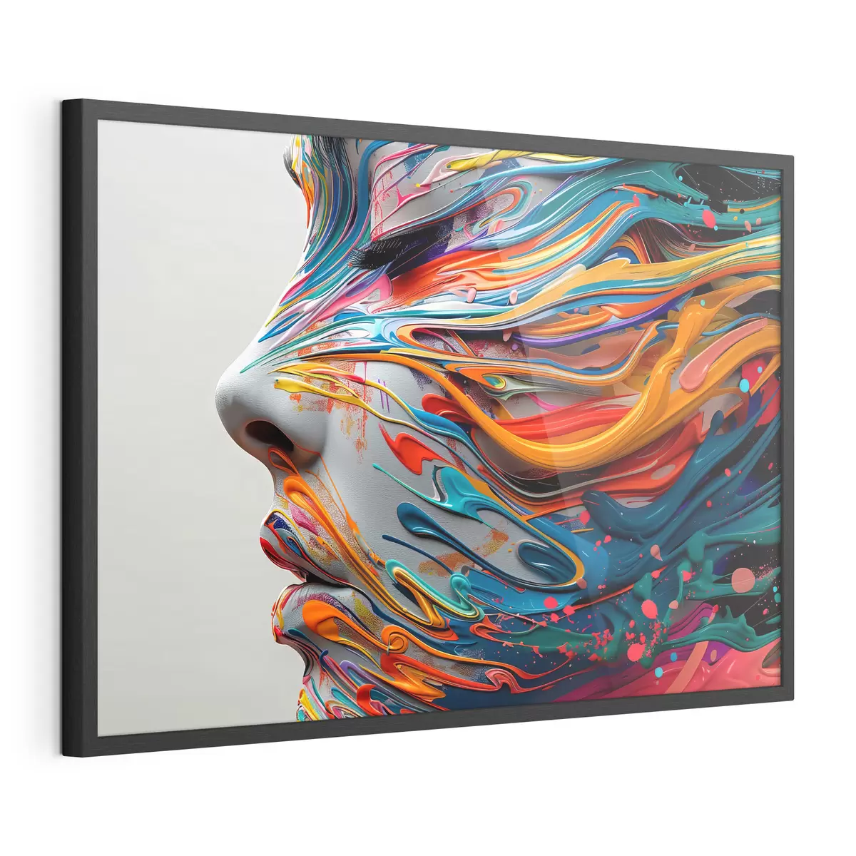 Poster Cara en pintura f40203